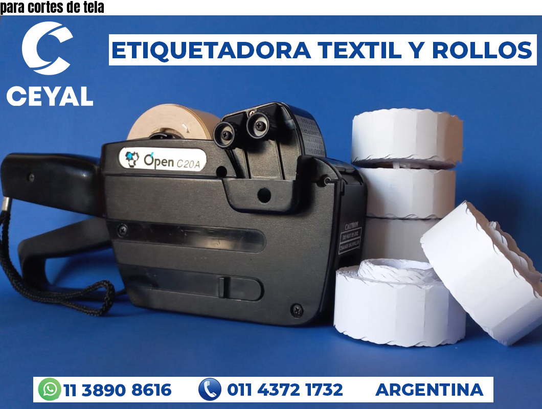 para cortes de tela