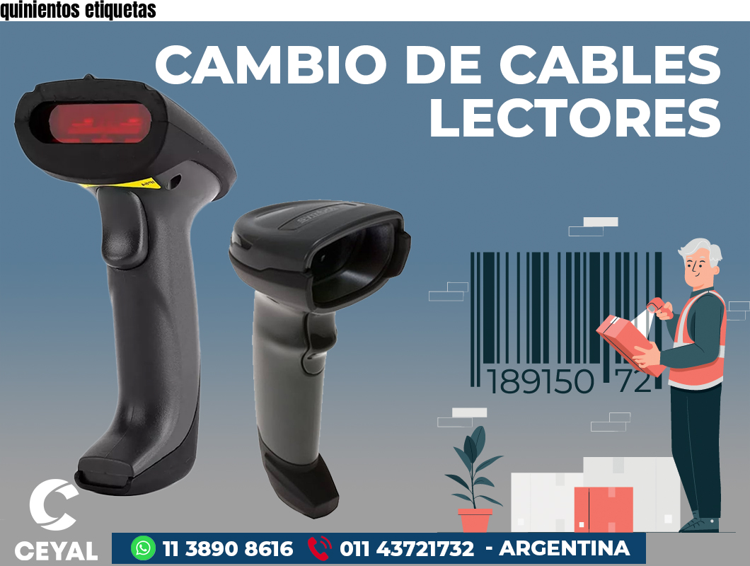 quinientos etiquetas