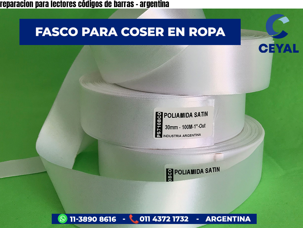 reparacion para lectores códigos de barras - argentina