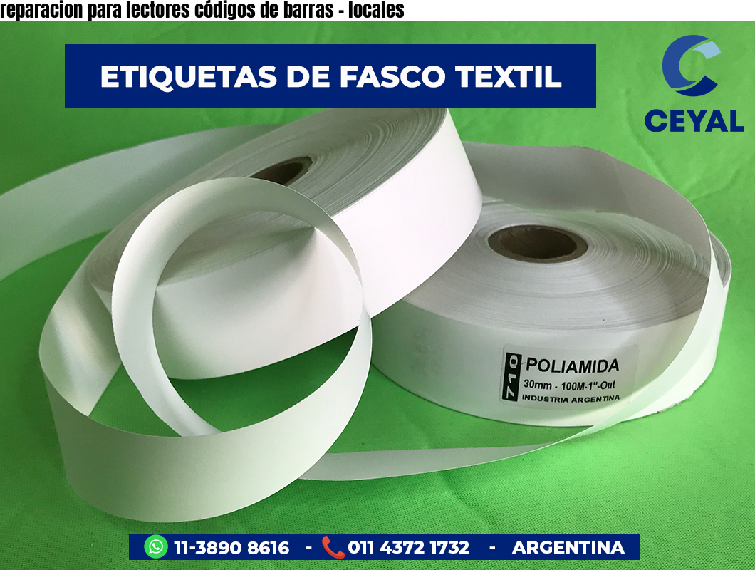 reparacion para lectores códigos de barras - locales