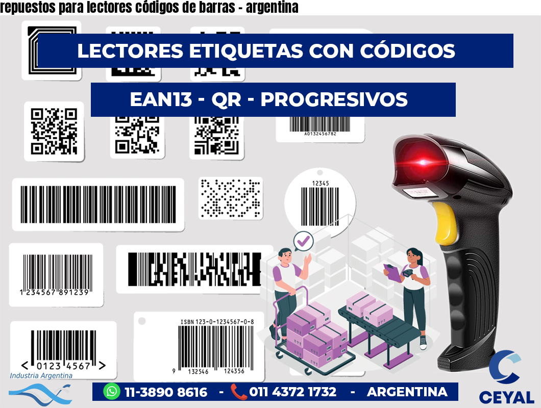 repuestos para lectores códigos de barras - argentina