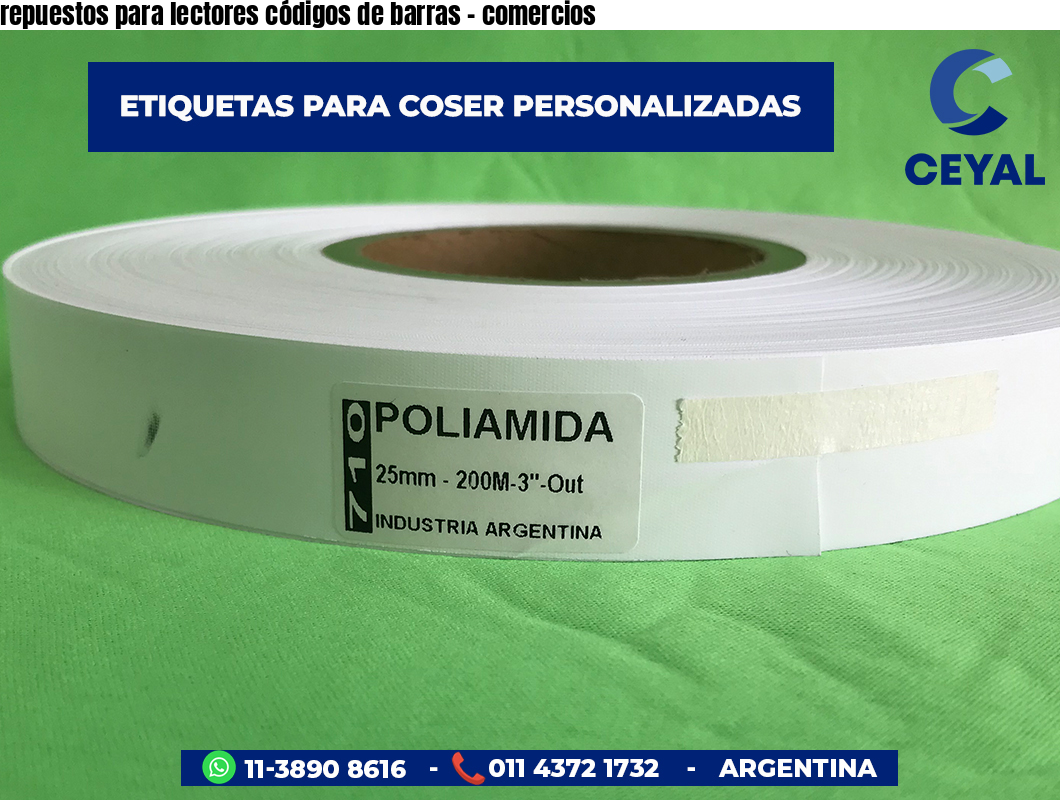 repuestos para lectores códigos de barras - comercios