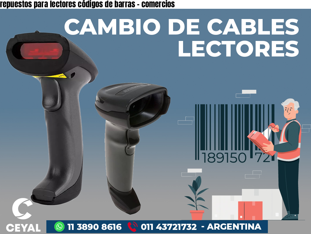 repuestos para lectores códigos de barras – comercios
