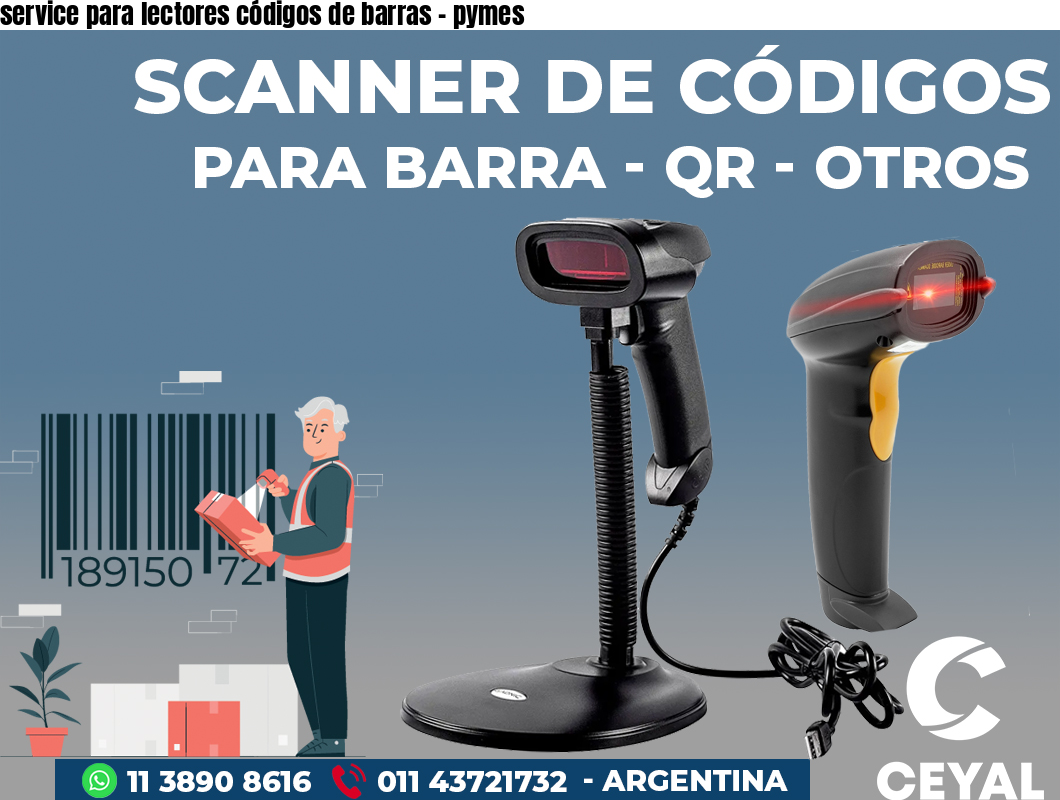 service para lectores códigos de barras – pymes