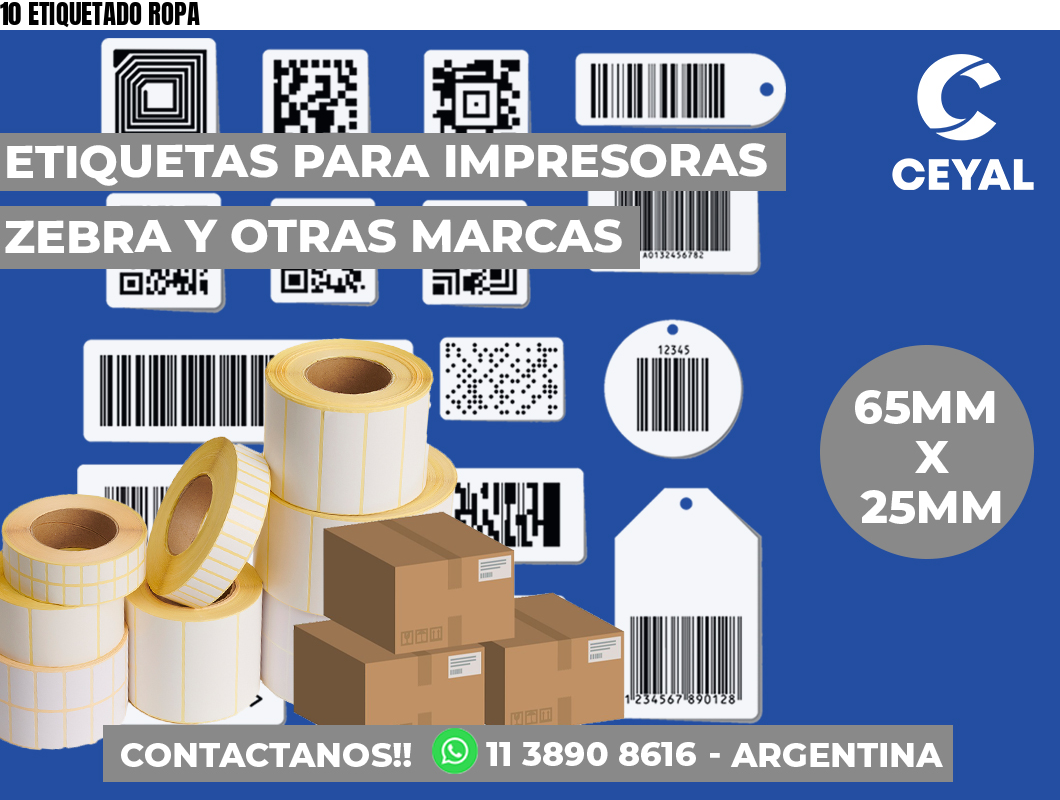 10 ETIQUETADO ROPA