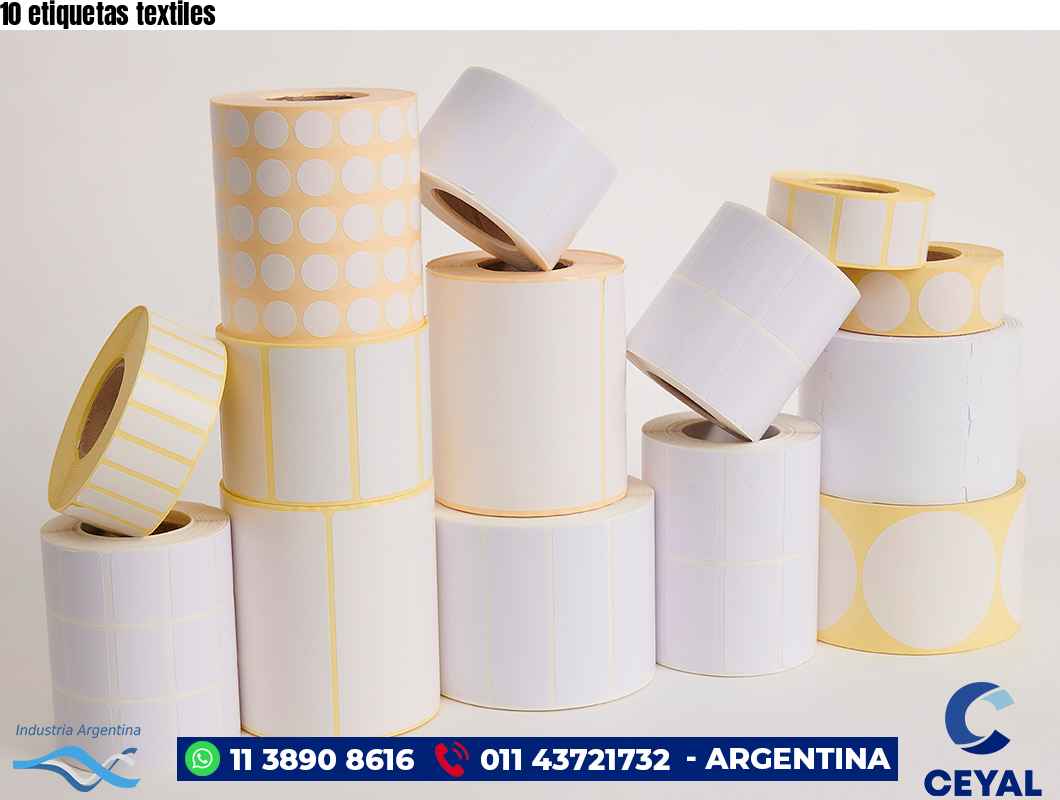 10 etiquetas textiles