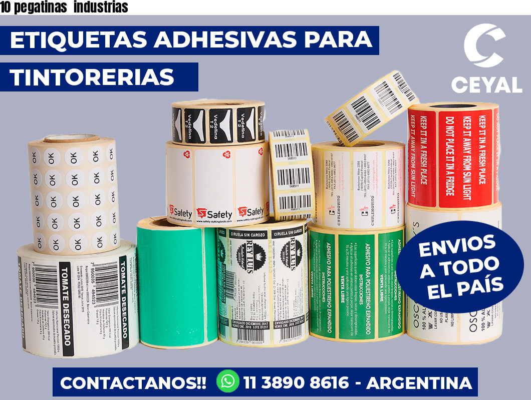 10 pegatinas industrias
