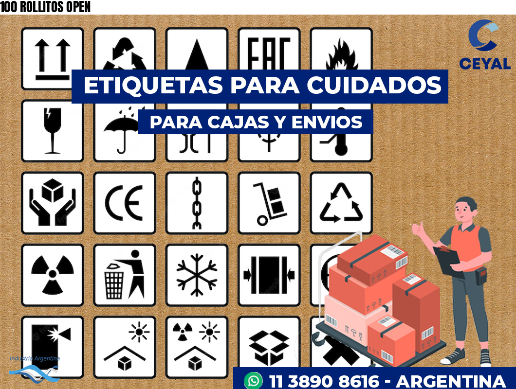 100 ROLLITOS OPEN