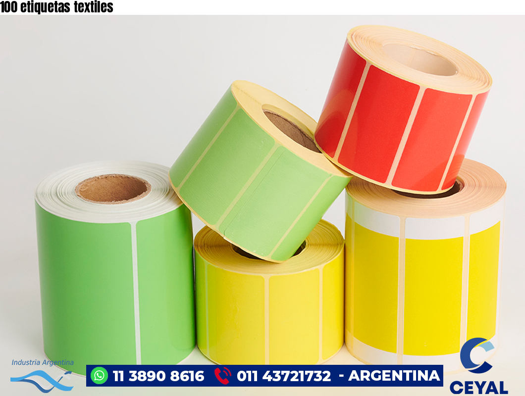 100 etiquetas textiles