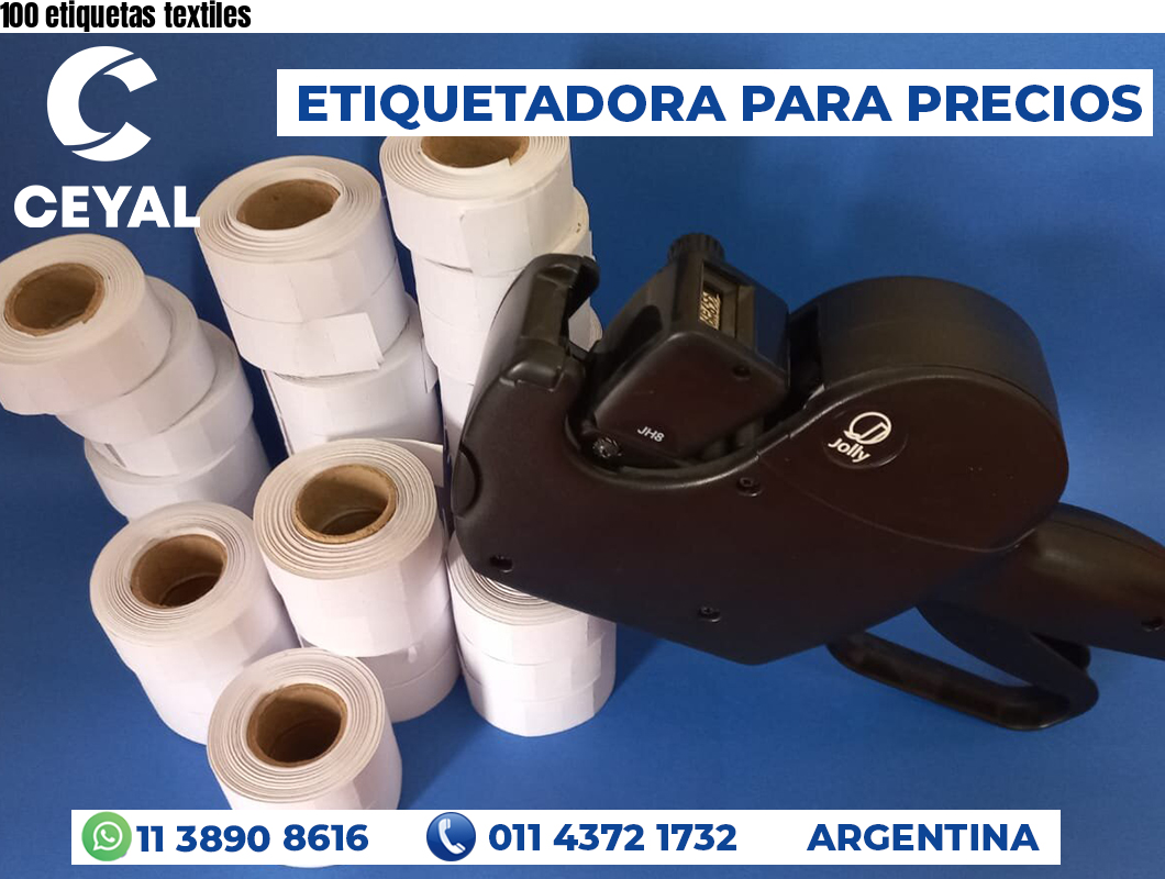 100 etiquetas textiles