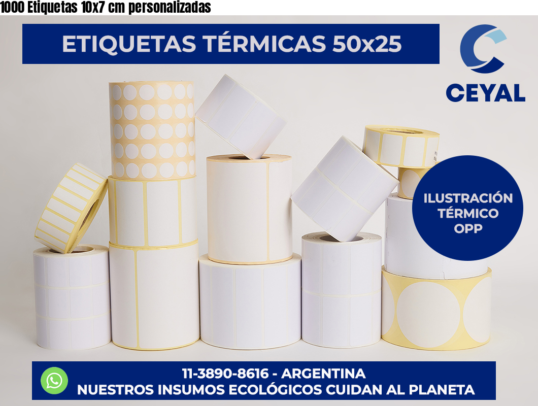 1000 Etiquetas 10×7 cm personalizadas