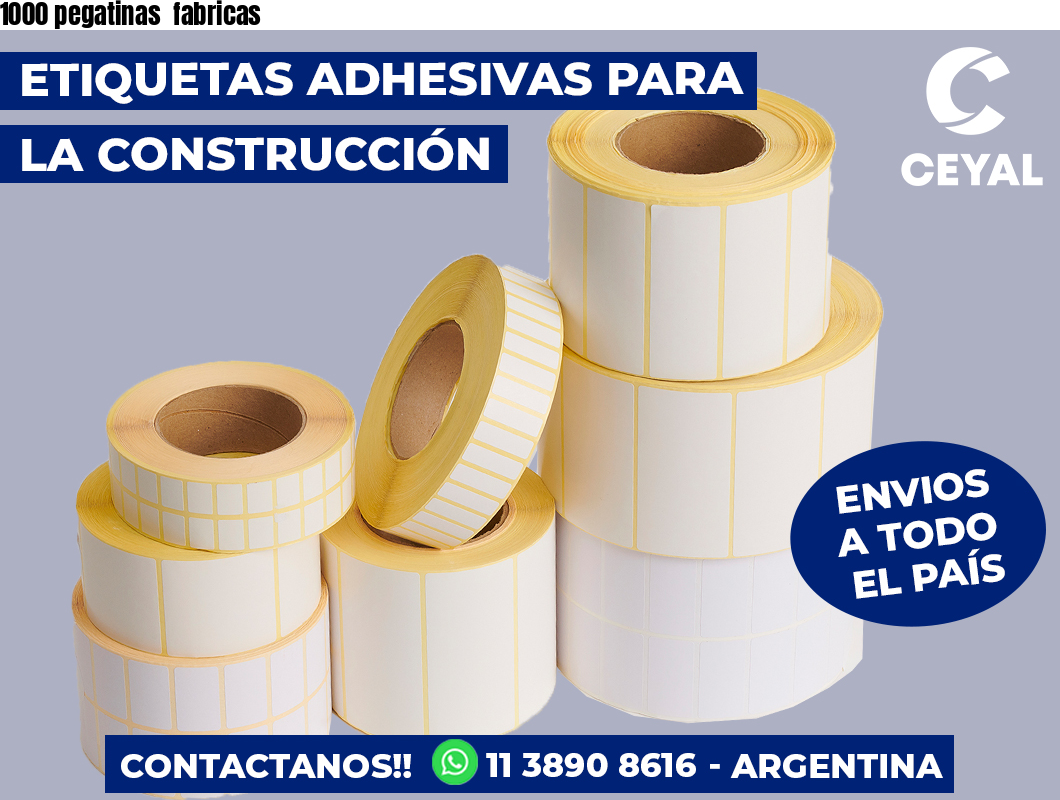 1000 pegatinas  fabricas
