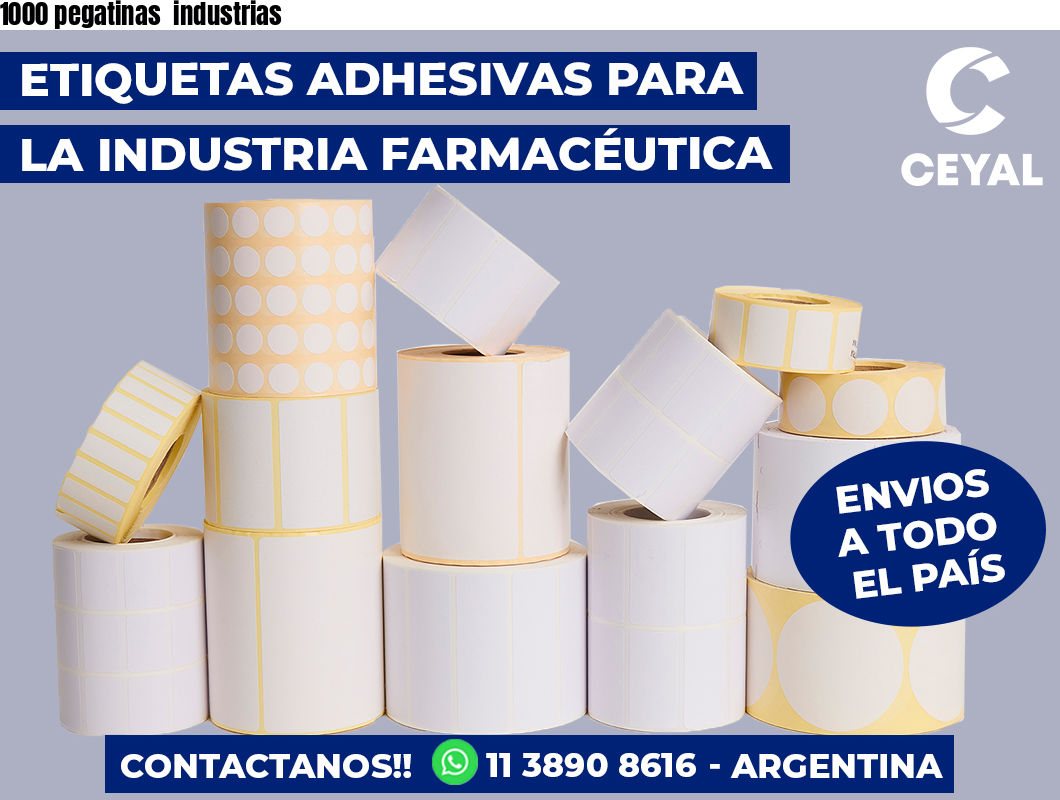 1000 pegatinas  industrias