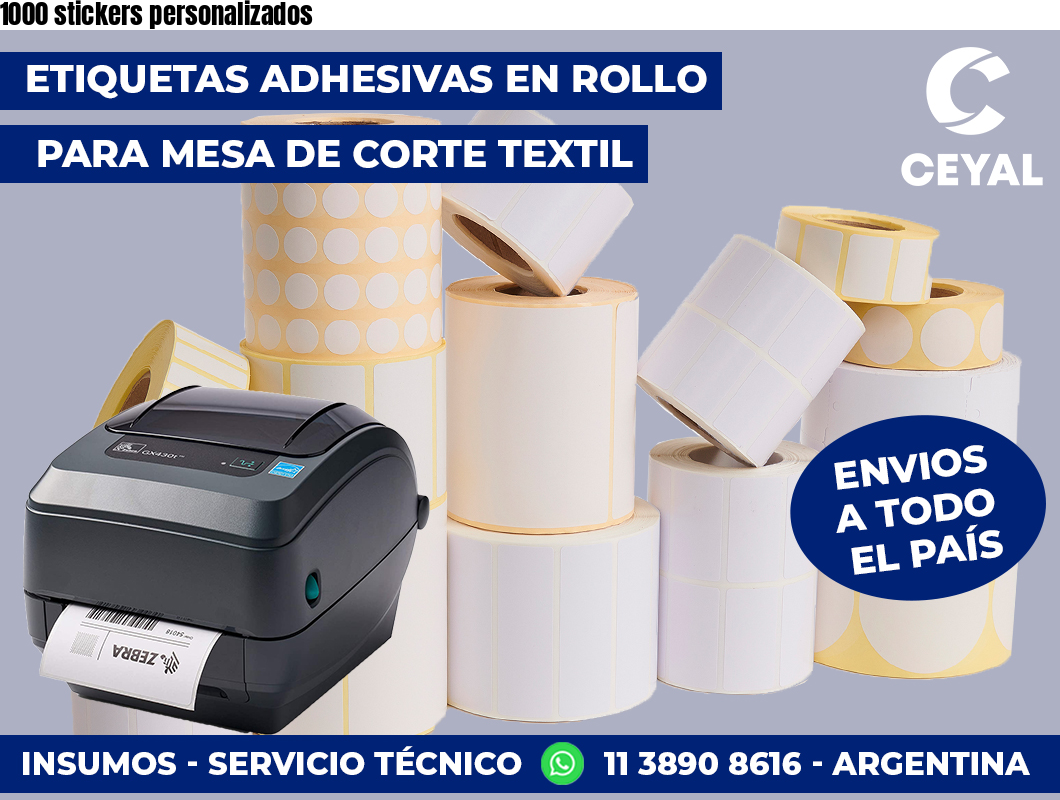 1000 stickers personalizados 