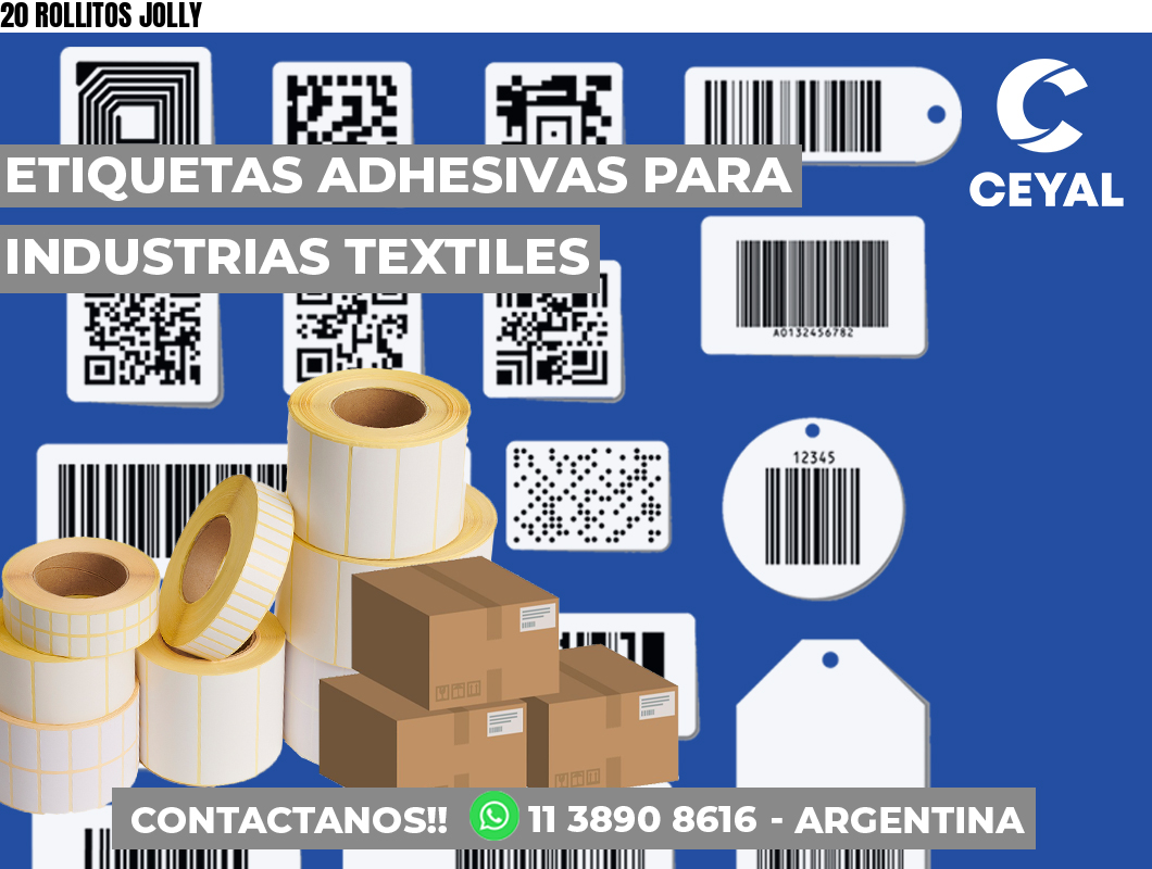 20 ROLLITOS JOLLY