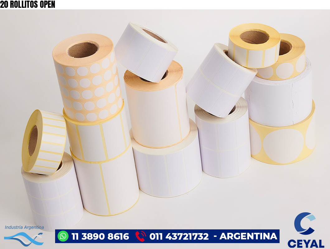 20 ROLLITOS OPEN