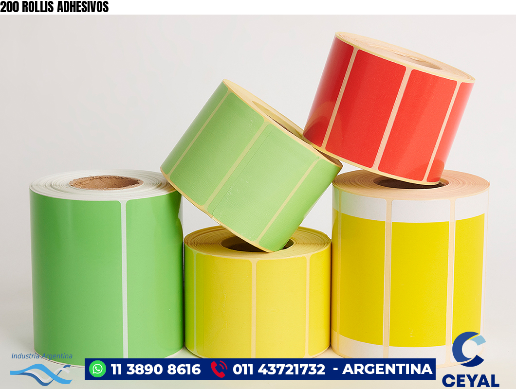 200 ROLLIS ADHESIVOS