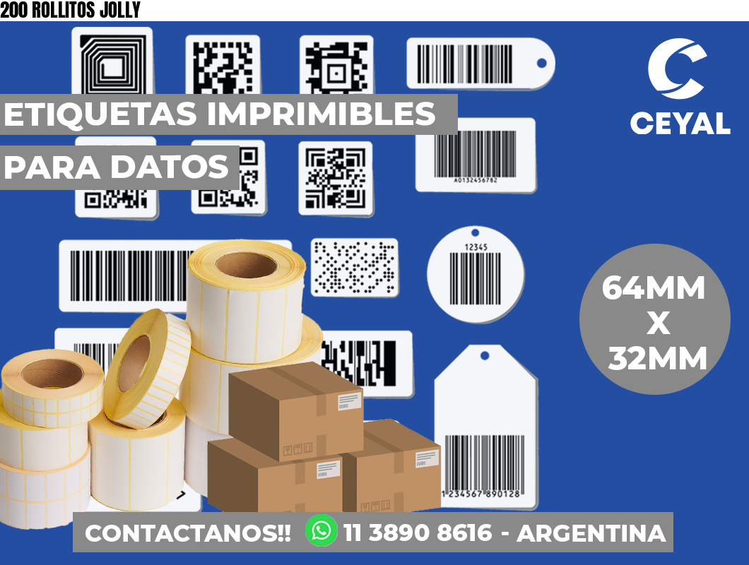 200 ROLLITOS JOLLY