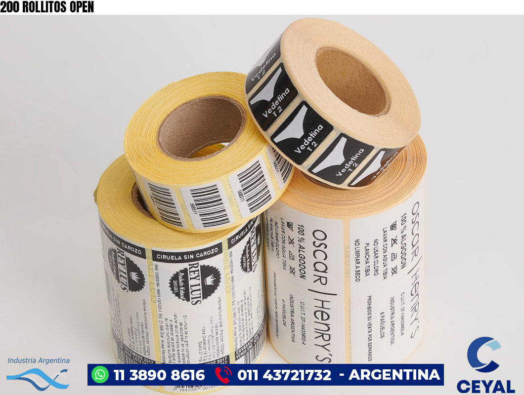 200 ROLLITOS OPEN