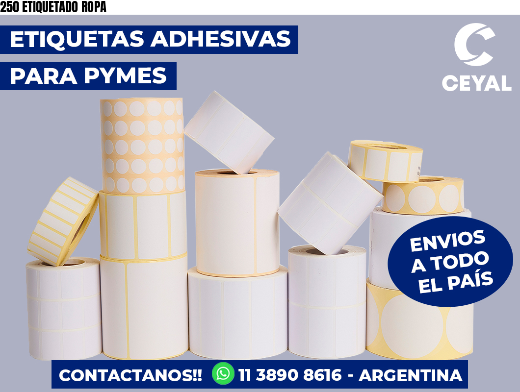 250 ETIQUETADO ROPA