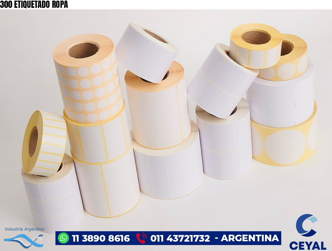 300 ETIQUETADO ROPA
