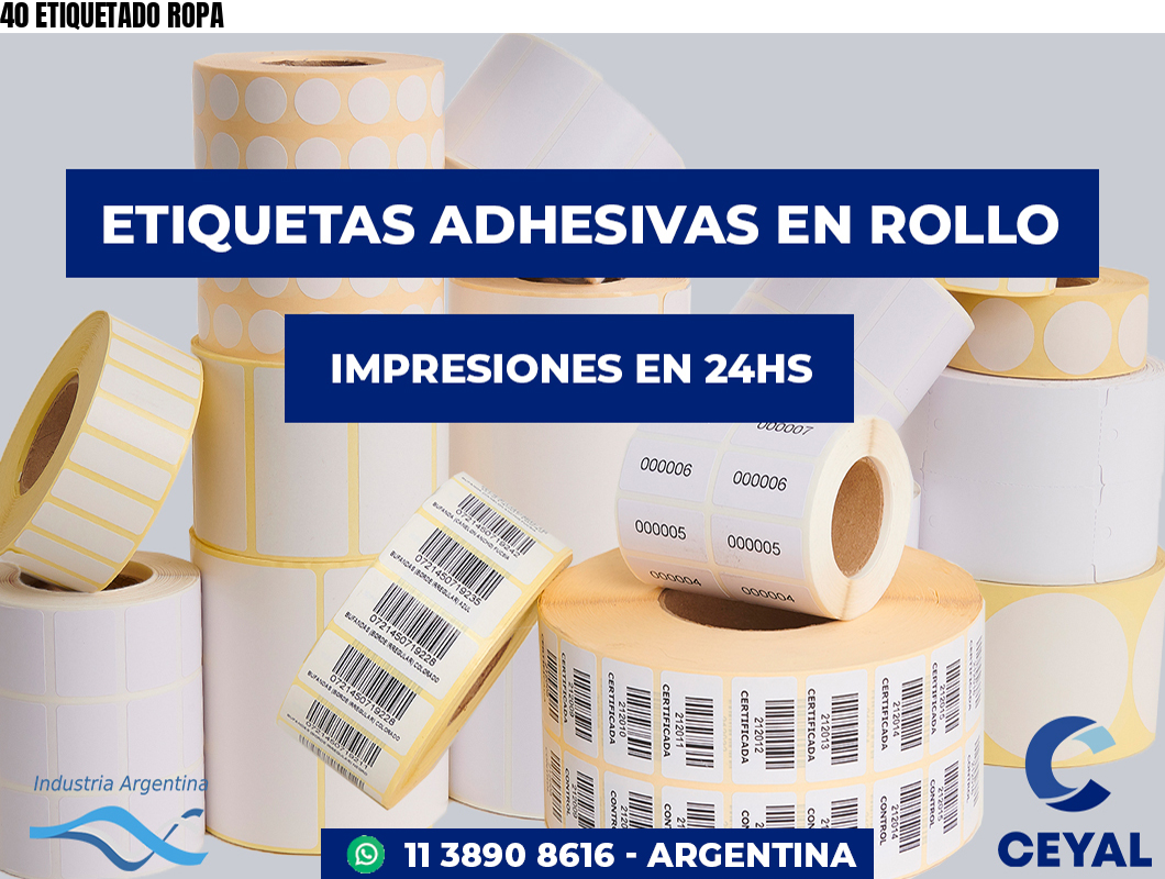 40 ETIQUETADO ROPA