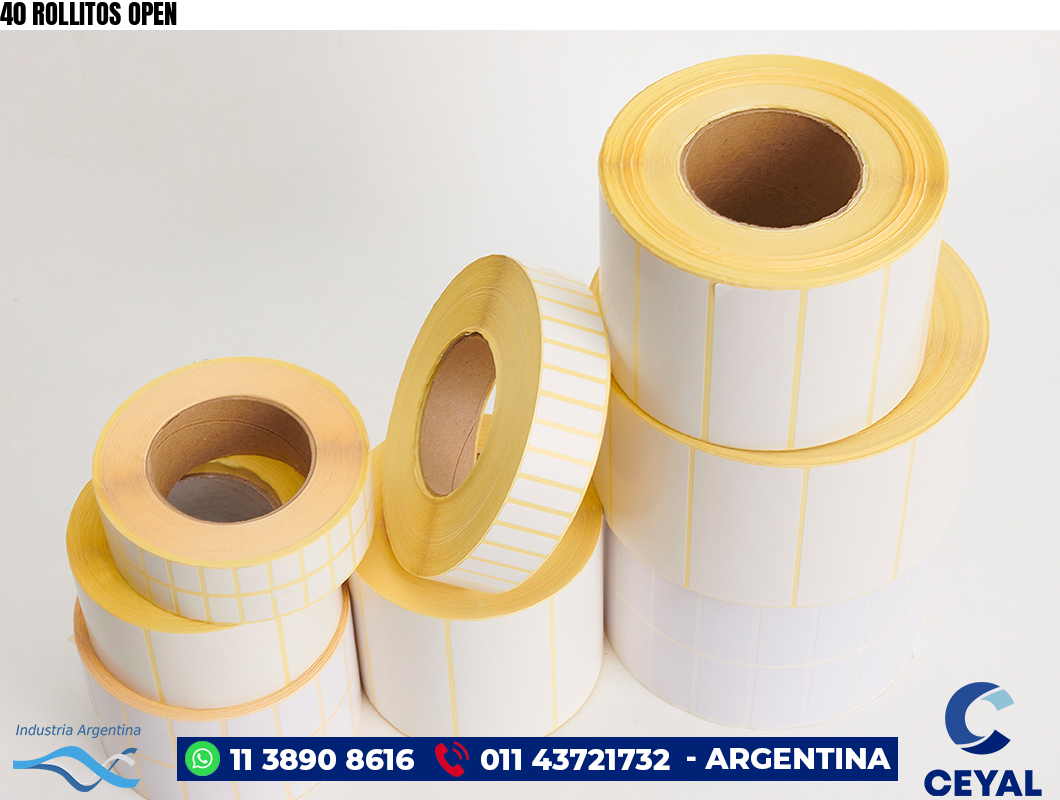 40 ROLLITOS OPEN