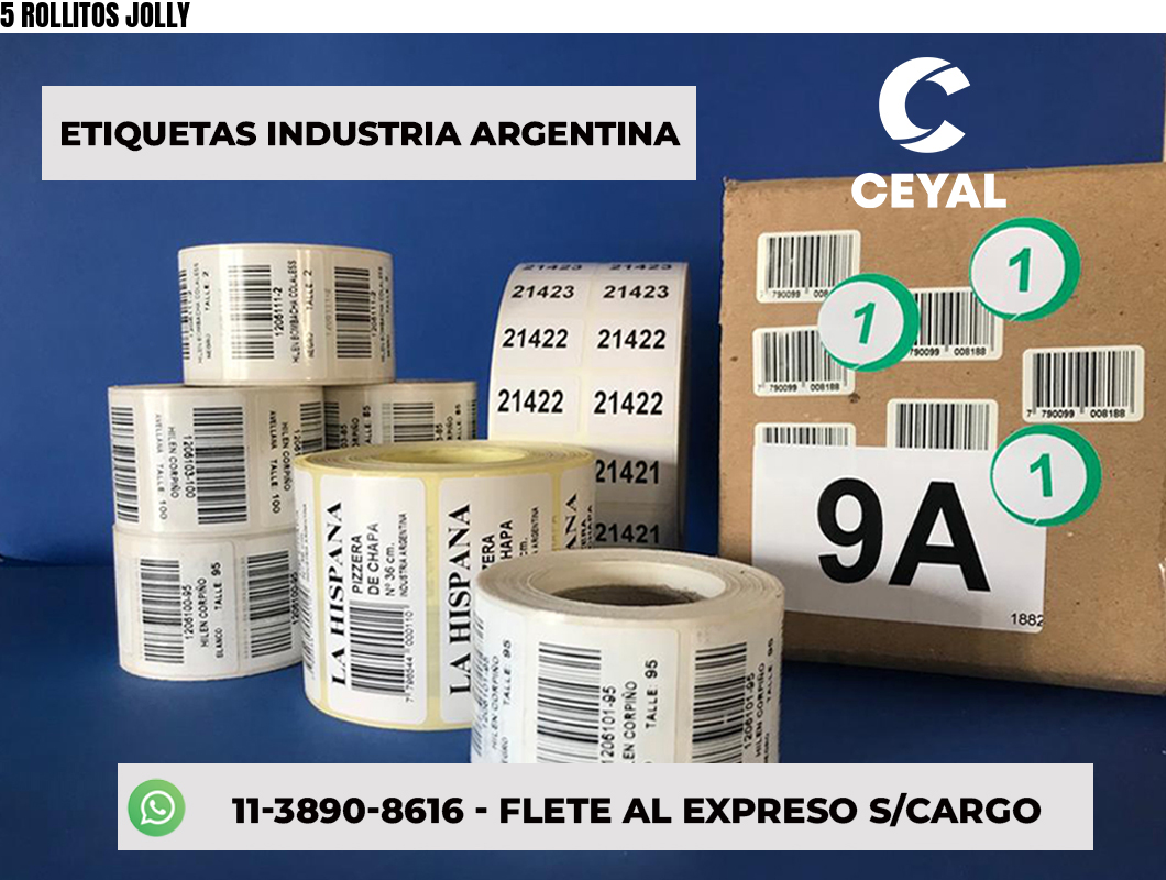 5 ROLLITOS JOLLY