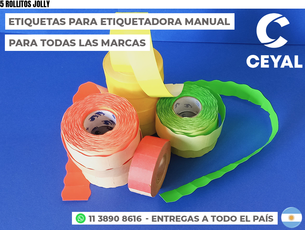 5 ROLLITOS JOLLY