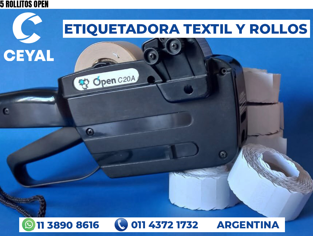 5 ROLLITOS OPEN