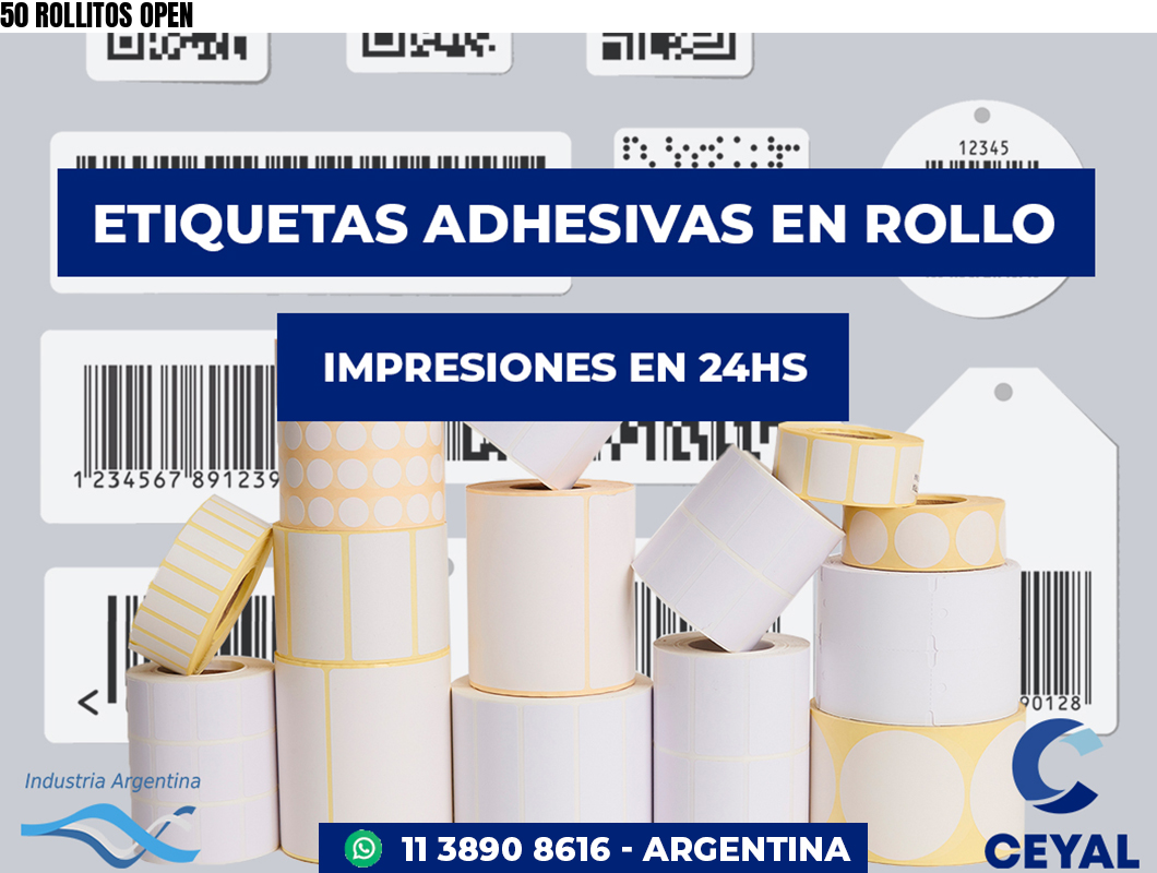 50 ROLLITOS OPEN