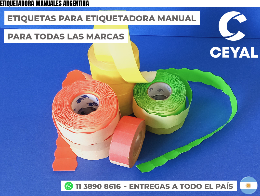 ETIQUETADORA MANUALES ARGENTINA