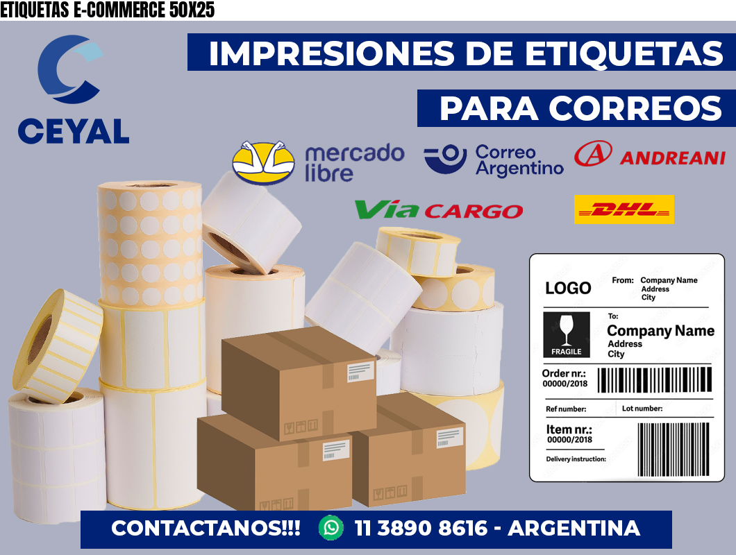 ETIQUETAS E-COMMERCE 50X25