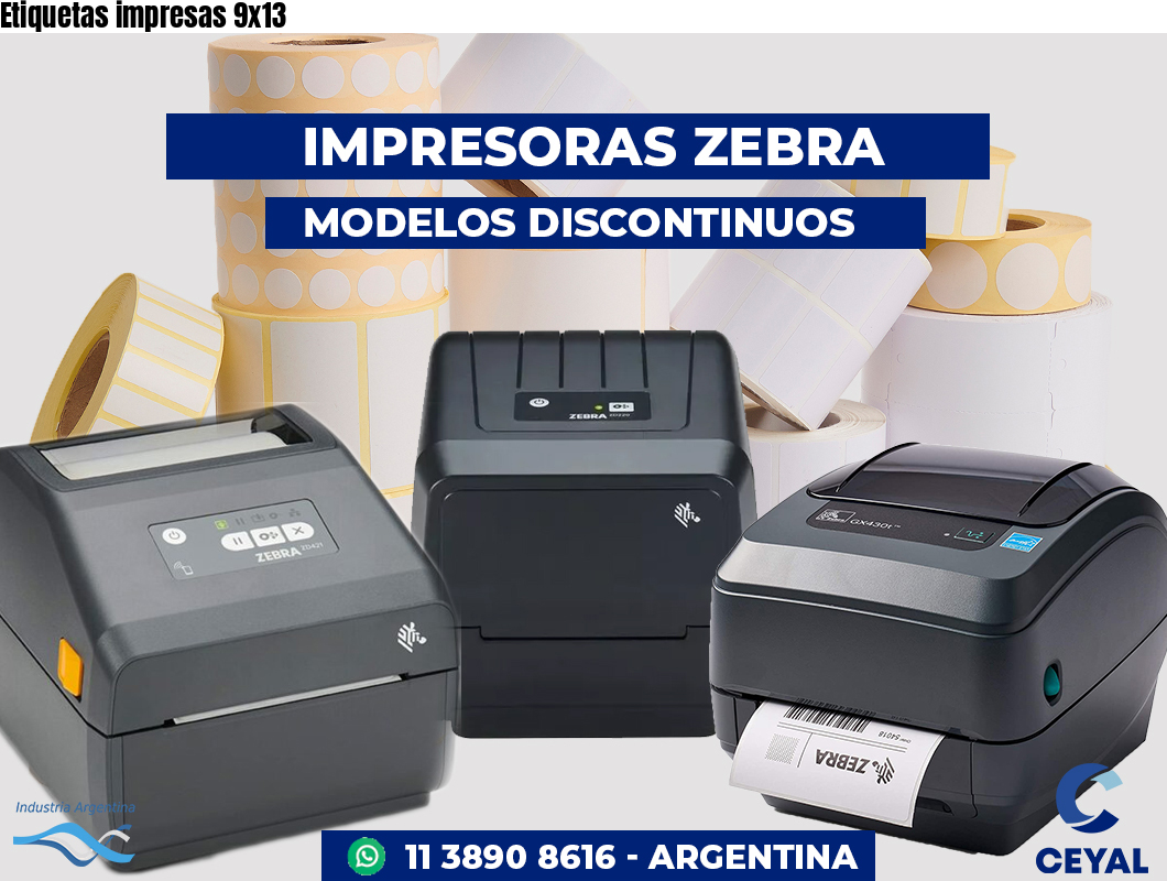 Etiquetas impresas 9x13