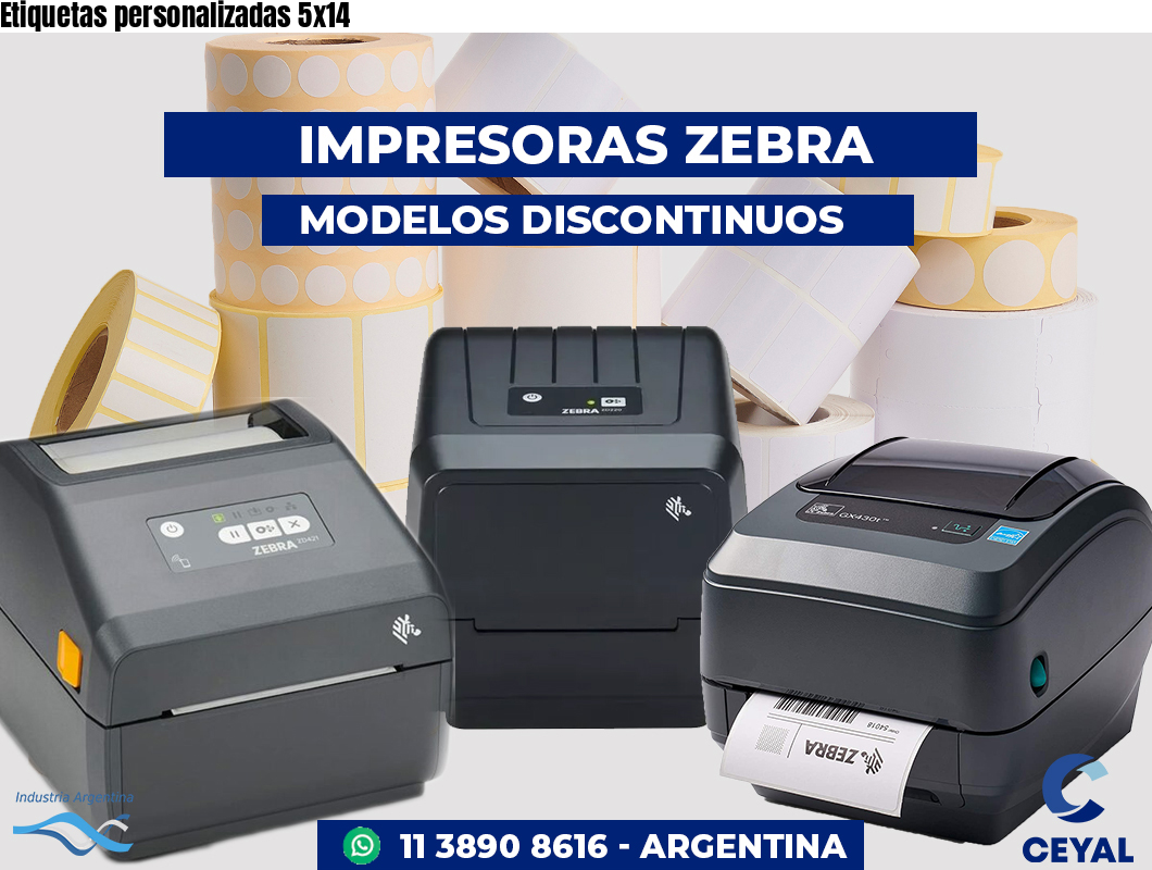 Etiquetas personalizadas 5x14