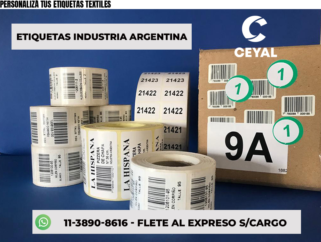PERSONALIZÁ TUS ETIQUETAS TEXTILES