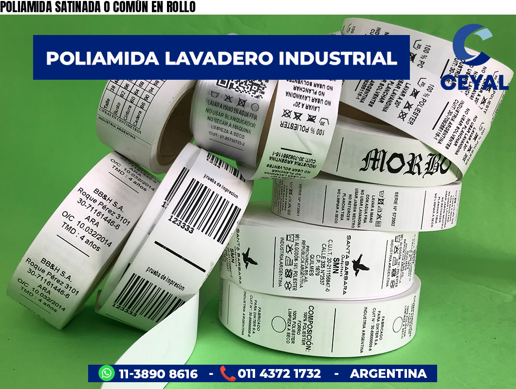 POLIAMIDA SATINADA O COMÚN EN ROLLO