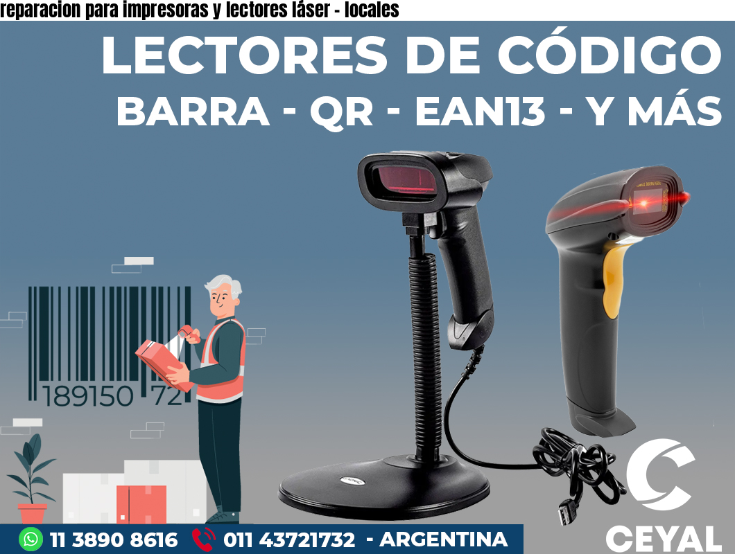 reparacion para impresoras y lectores láser - locales