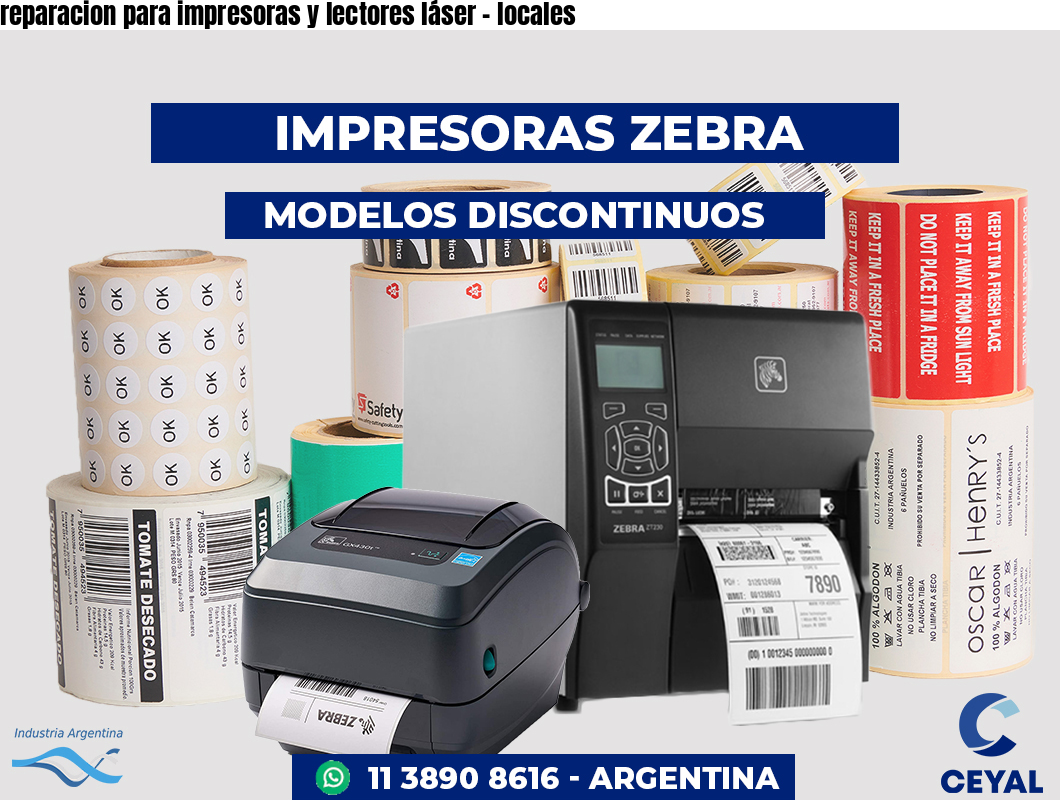 reparacion para impresoras y lectores láser - locales