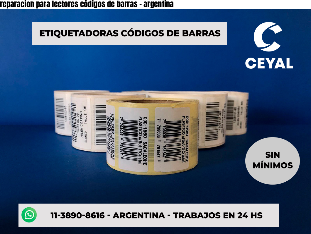 reparacion para lectores códigos de barras - argentina