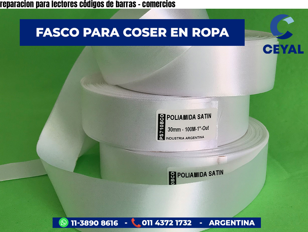 reparacion para lectores códigos de barras - comercios