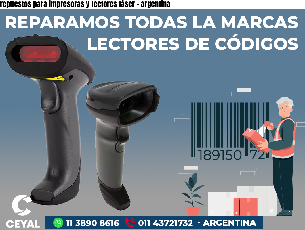 repuestos para impresoras y lectores láser - argentina