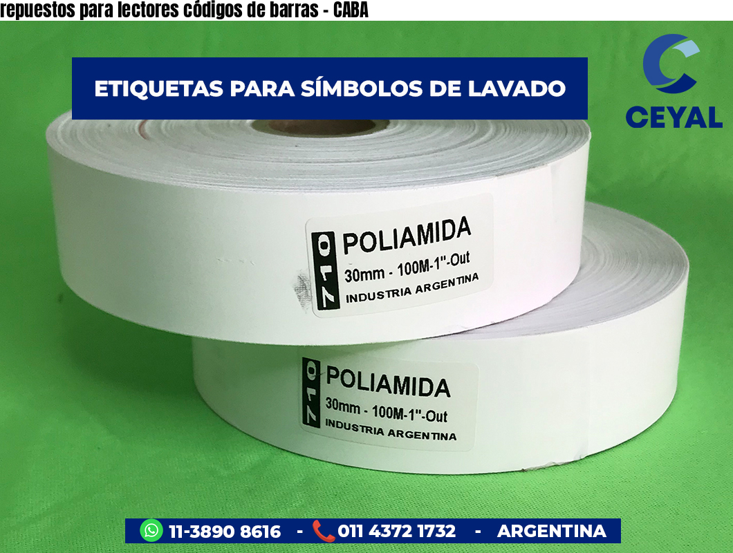 repuestos para lectores códigos de barras - CABA
