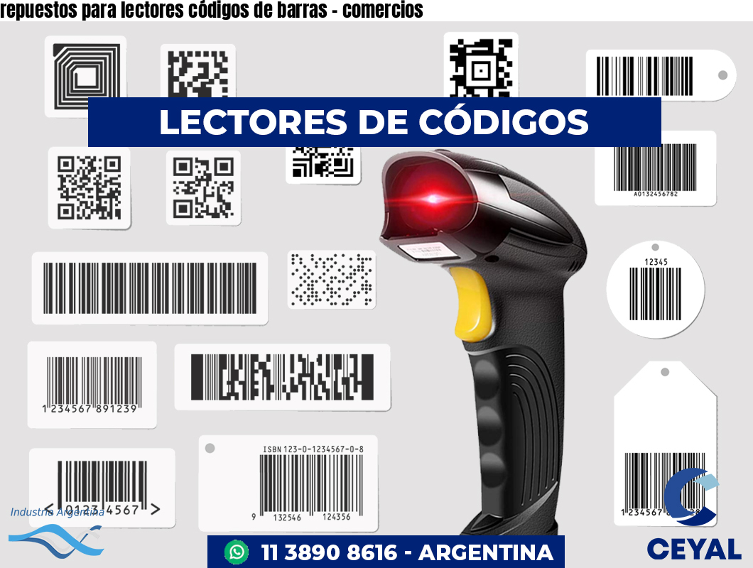 repuestos para lectores códigos de barras - comercios