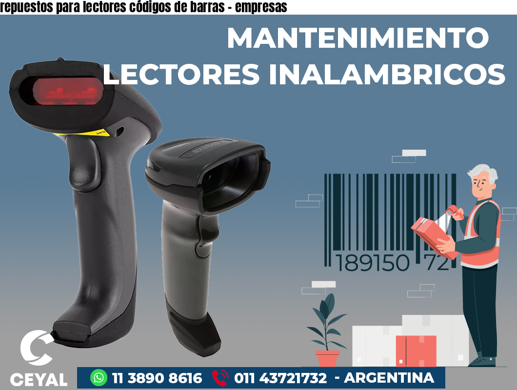 repuestos para lectores códigos de barras – empresas