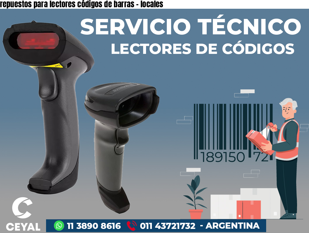 repuestos para lectores códigos de barras – locales