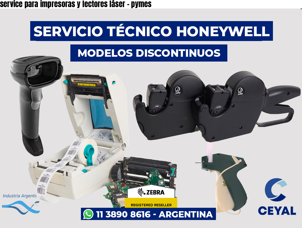 service para impresoras y lectores láser – pymes