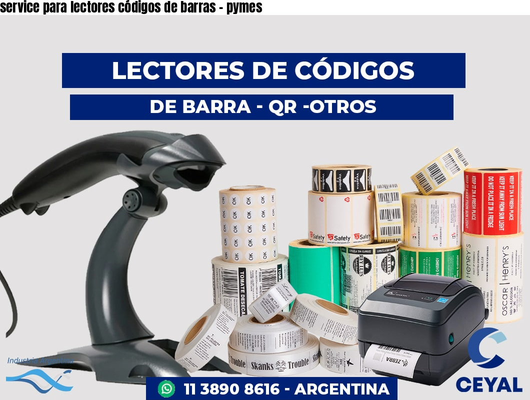 service para lectores códigos de barras - pymes