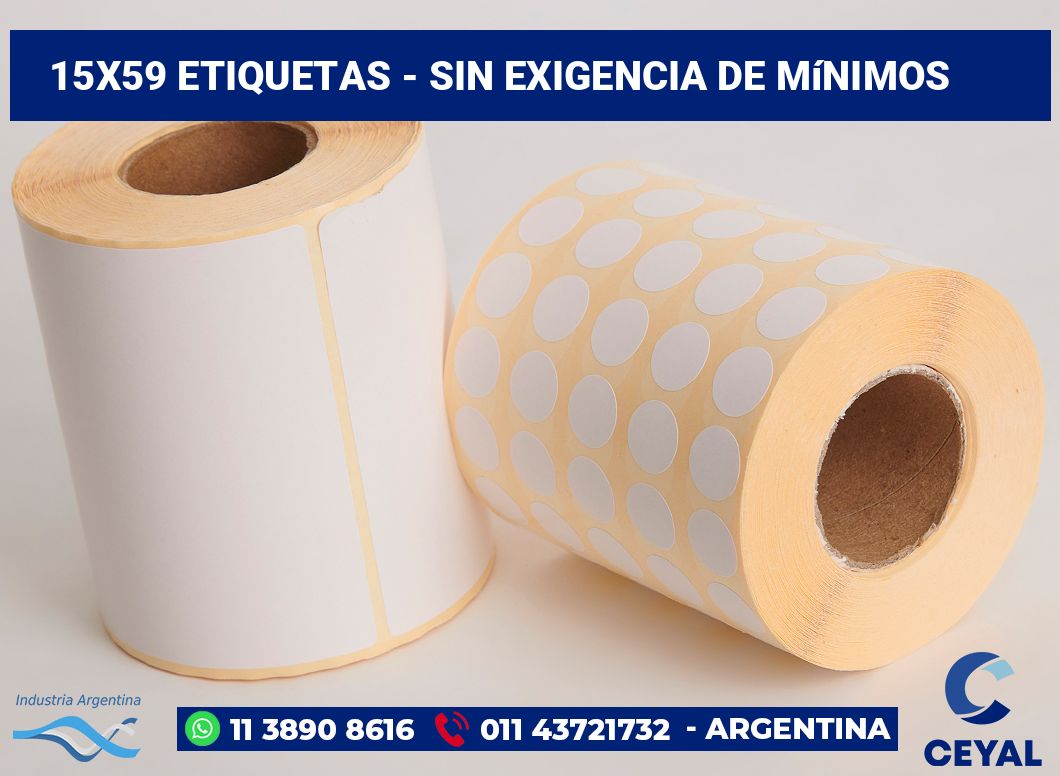 15x59 Etiquetas