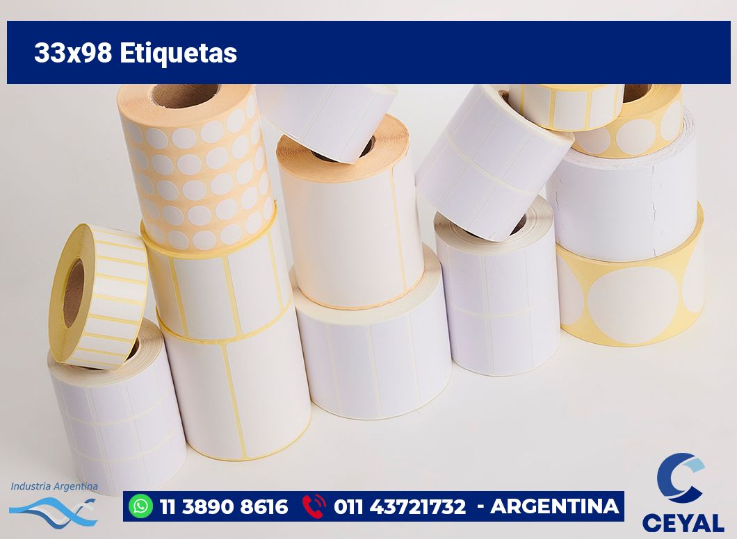 33x98 Etiquetas